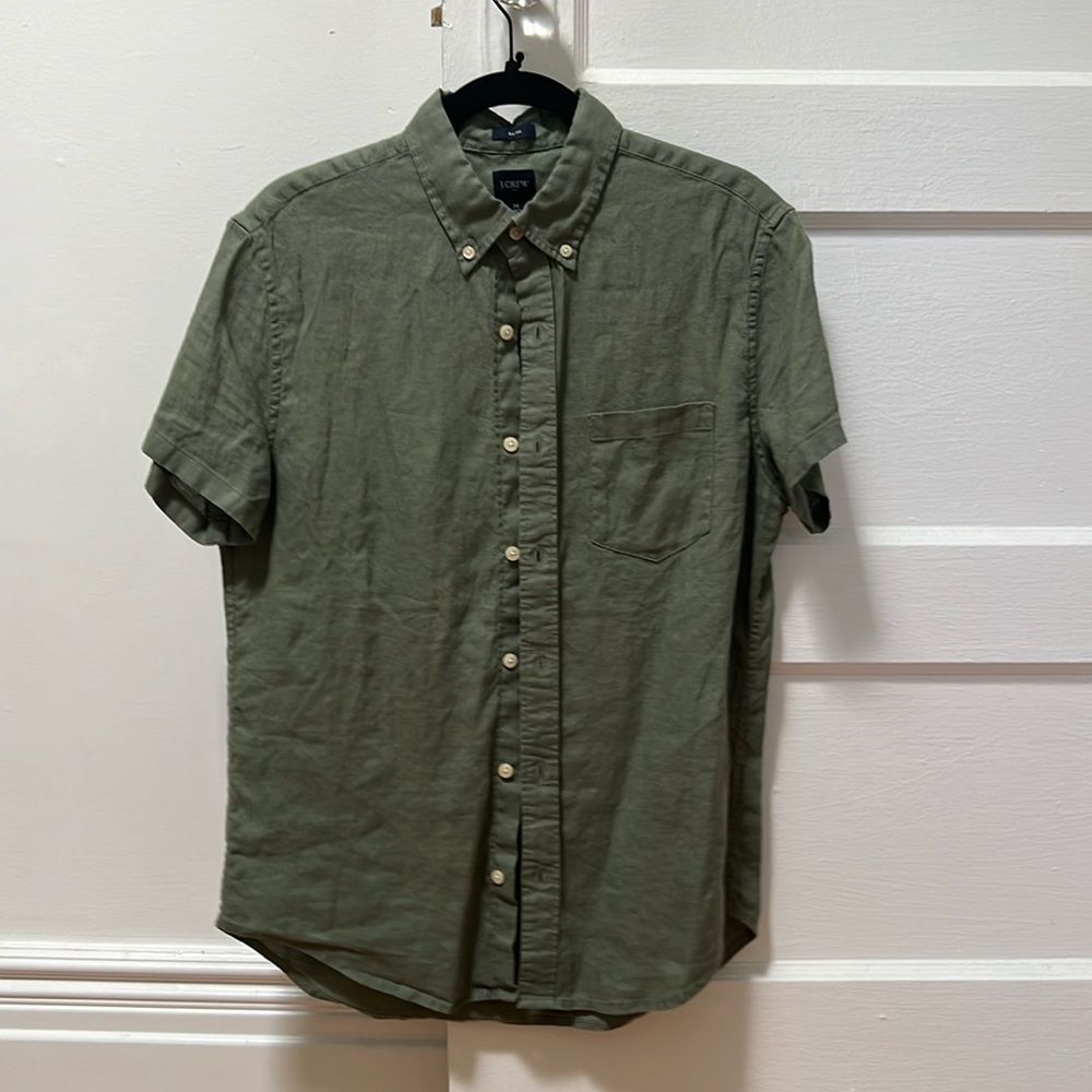 J.Crew Linen Button Down Shirt